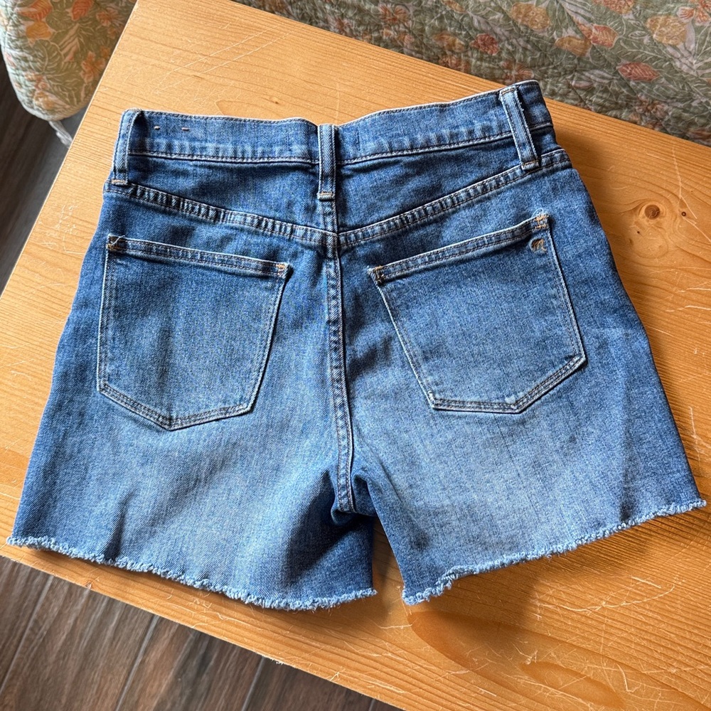 Madewell high rise denim shorts